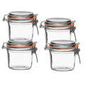Le Parfait Super Terrine 350ml (12oz) Glass Canning Jar, Wire Bail Lid, 4PK - color: 350ml (Set/4)