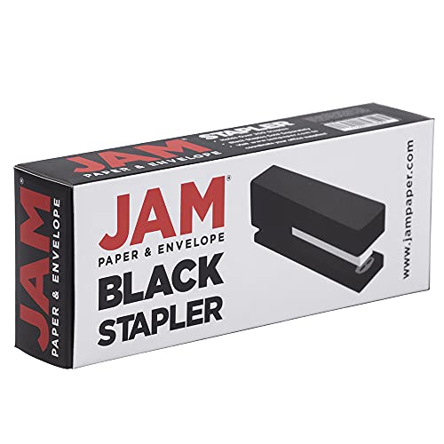 JAM PAPER Modern Desk Stapler - Black - Sold Individually - color: Black, size: Pack of 1