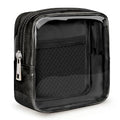 WLLWOO Clear Makeup Bag Mini Cosmetic Pouch Travel Toiletry Organizer - color: 1pcs-Mini-Black