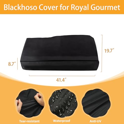 40" Grill Cover for Royal Gourmet GD4002T Tabletop Grill - size: GD4002T