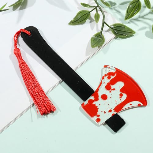 Horror Bloody Creepy Tool Bookmark, 1 Piece - color: 1pc Axes