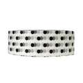 Wrapables Colorful Patterns Washi Masking Tape, Black and White Dots - size: 32.8084 Foot (Pack of 1)