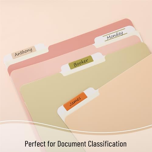 Mr. Pen- Sticky Index Tabs, 500 Pcs, 21 Sets, Earthy - color: Earthy