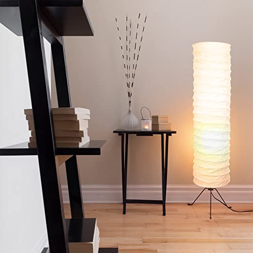Paper Floor Lamp Shad Japanese Style Standing Lamps Protector Cover Replacement Decorative Lampshade for Bedside Hotel Floor Lamp