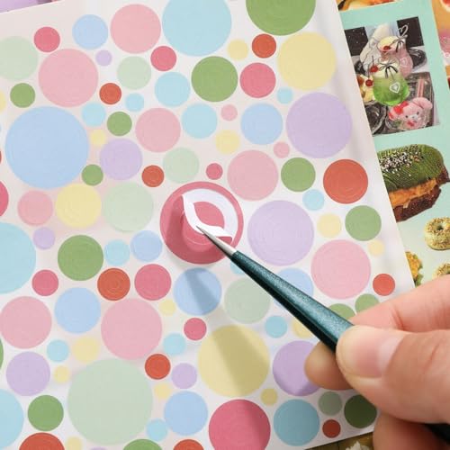 TIAMECH Dreamy Tales Green Japanese Food Stickers Book - color: Dreamy Tales