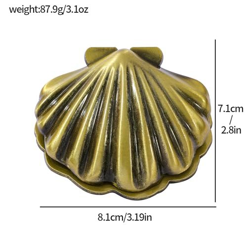 Vintage Ocean Bookmark Clip, 4 Color Starfish Shell Octopus for Book Lovers - color: Seashell Style C