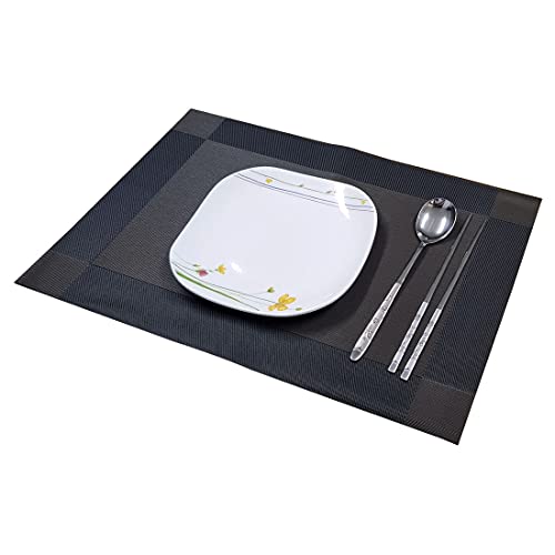GARASANI Korean Traditional Cutlery Stainless Steel Spoons and Chopsticks Set (Silver Petal) - color: Silver Petal