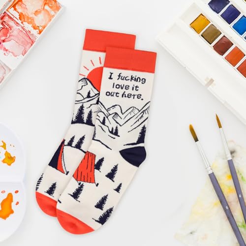 Funny Socks for Women and Teenage Girls, Cute Crazy Unique Novelty Gifts - color: R-snowmountain-a