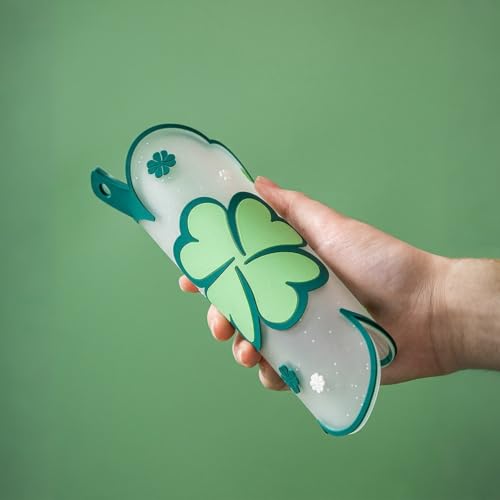 Kawaii Pot Holders for Kitchen Essentials Decor for New Home Clover Trivet - size: Green Clover Trivets 2pcs