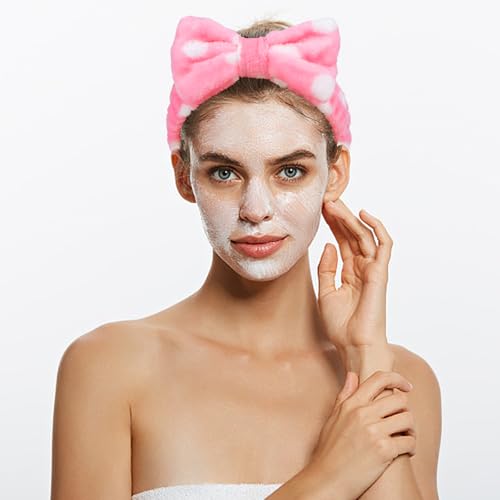 10 Pack Pink Soft Spa Headbands Bulk for Women Girls Valentine - color: Multicolor 05