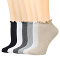 Mcool Mary Womens Ankle Ruffle Socks 6 Pack - color: Multicolor2, size: 5-9