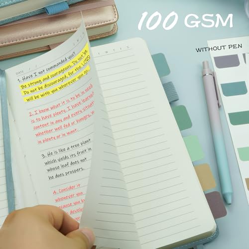 Hoci Poci 400 Pages Lined Journal Notebook, 5.8" x 8.4", Smoky Blue - color: Smoky Blue, size: Lined-400 Pages (5.7"×8.3")
