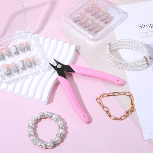 Rhinestone Remover Tool, Pink 5" Nail Charm Remover Tool - color: Pink