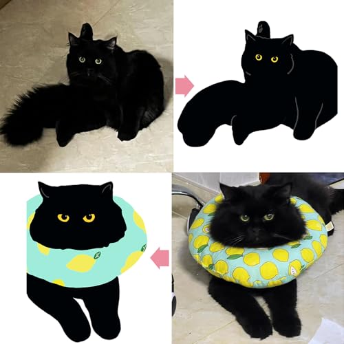Yasest Magnetic Bookmarks-18 Pcs Bookmarks Black Cat Gifts for Book Lovers - style: ABC