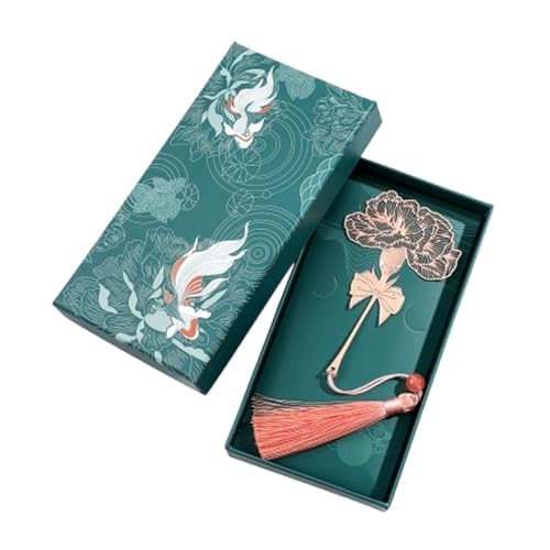 Elegant Metal Bookmark Reading Page Mark – Stylish Book Clip Pendant for Stationery Lovers