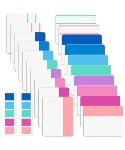 Mr. Pen- Sticky Index Tabs, 500 Pcs, 21 Sets, Colorful - color: Flamingo