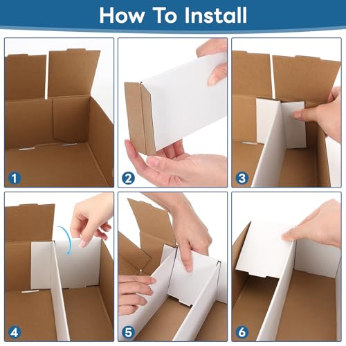 8 Pack Trading Card Storage Box, 2340 Count Card Storage Box White Sports Cards Organizer Box Trading Cards Box for Storing Protecting and Organizing Soccer Basketball Game Cards - style: 8 Set-1