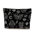 Butterfly Mystic Moon Makeup Bag, Makeup Organizer Cosmetic Bags for Women - color: BohoButterfly