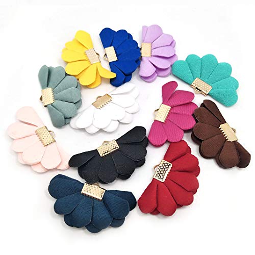 100Pcs Suede Handmade Mini Tassels, Colorful Earring Tassels Assorted Colors Randomly (24) - color: 24