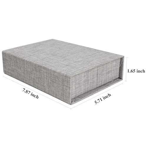 Photo Storage Box 5x7, Keepsake Box - Grey - color: Grey, size: 5"x7"