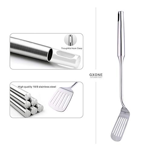 Slotted Turner & Spatula for Cast Iron Skillet Grilling Cooking - style: Slotted Spatula