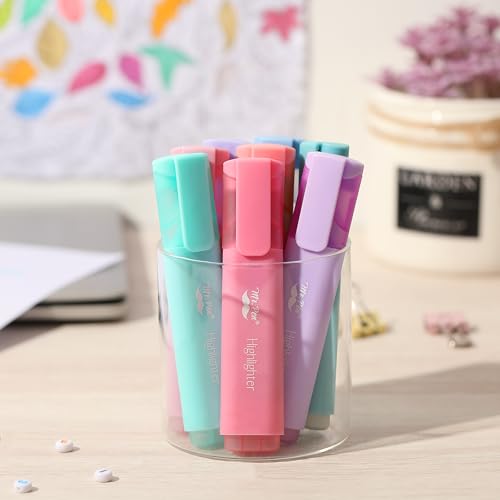 Mr. Pen- Highlighters, 8 Pack, Morandi Colors - color: Morandi