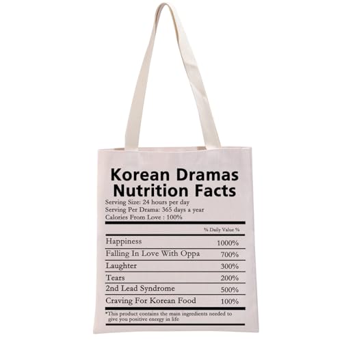 G2TUP Korean Drama Lover Gift - Tote Bag for Korean Drama Fans and Addicts