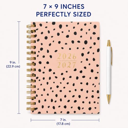 WORLD TRAVELER Academic Planner School Organizer Jul 2026-Dec 2027, 7"x9" - color: Animal Print