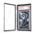 PSA Slab Case, Magnetic 9-Point Lock Display Protector,Silver - color: Silver