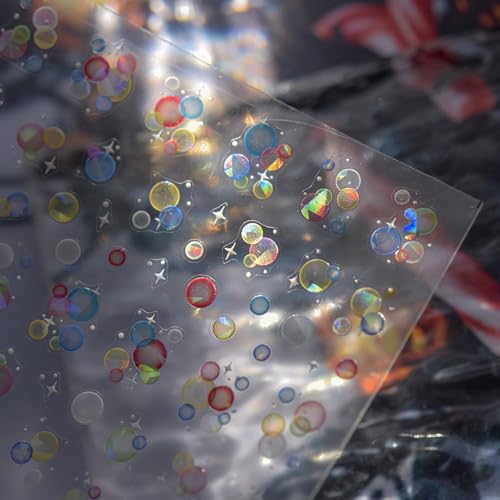 5D Embossed Under The Sea Stickers for Nail Art, Jelly Fish Style - style: to4847