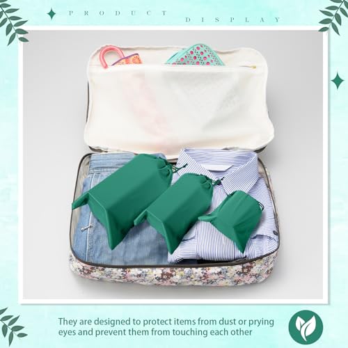 20 Pcs Satin Game Storage Bags for Women Men, S,M,L, Green - color: Green, size: S,M,L