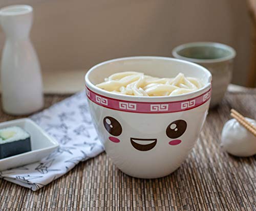 Toynk Miso Hungry Japanese Dinnerware Set | 16-Ounce Ramen Bowl and Chopsticks