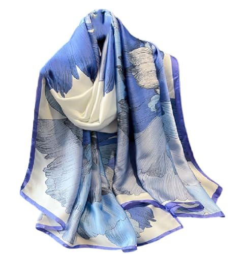 Acotavie Scarfs for Women Dressy Fashion Scarves Long Floral Pattern Scarf - color: C039