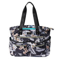 Weekender Bag Carry On Bag Overnight Tote Travel Duffle with 13 Pockets for Travel,Work，Gym,Beach,Teacher,Nurse - color: Black leaf