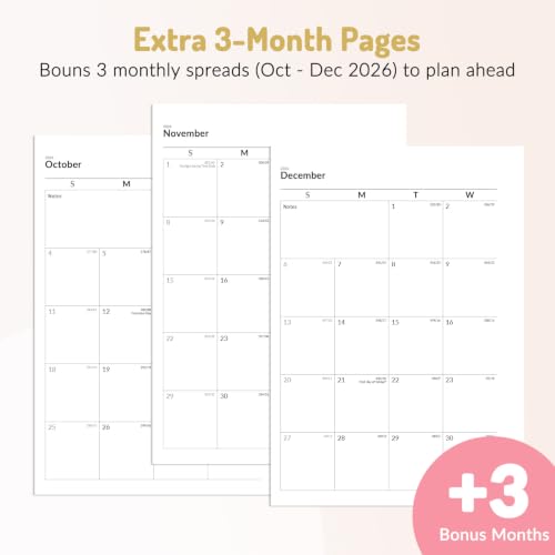 Forvencer 2027 Planner, Hardcover Calendar Planner Jan - Dec 2027, 6"x8" - color: Navy Blue, size: 6.3"x8.4" (Jan 2027 - Dec 2027)