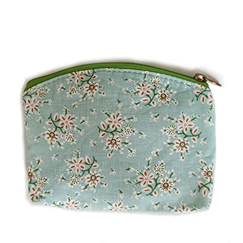 Coin Purse for Women Cute Small Wallets Change Purse Coin Pouch (blue green) - color: Blue Green