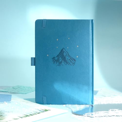 MGGAO Lined Journal Notebook for Women Men, A5 Aesthetic Notebook - color: Blue, size: Lined