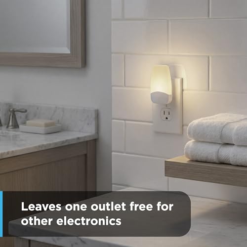 GE Plug in Night Light with Dusk to Dawn Sensor, 4 Pack - color: Warm White, size: 4 Pack