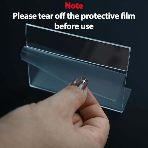 ddseexhe16 Pcs Acrylic Business Sign Holder,Mini Acrylic Picture Frames