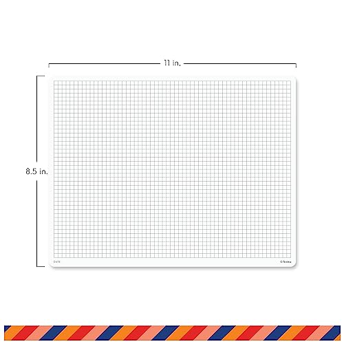 Notsu Graph Notepads 8.5 x 11 inch, 2 Pack Premium Thick Paper, Letter Size - size: 8.5" x 11", style: Graph Paper