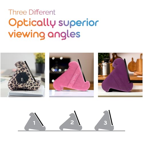 Flippy Original Tablet Pillow Stand & iPad Holder, Gift for Book Lovers & Readers, Multi-Angle Stand with Storage for Lap, Desk & Bed, Compatible with Kindle, Fire, iPad & Samsung, Smokey - color: Smokey 4.0