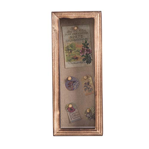 Freezing point Shadow Box Frame 5x12.5 Flower Shadow Box Pin Display Case Cabinet Picture Frame with Linen Back Memorabilia Awards Medals Badge Bouquet Wedding Memory Box for Keepsakes Long - color: Carbonized, size: 5×12.5