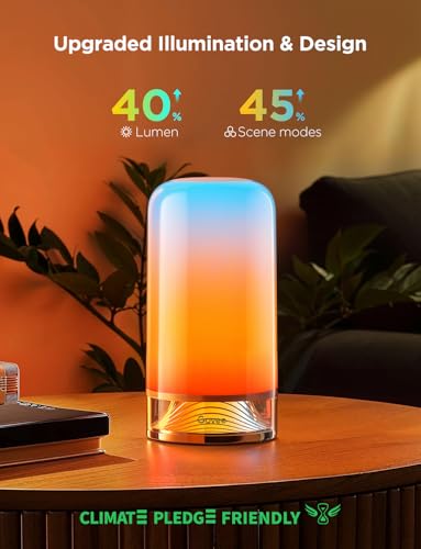Govee RGBIC Smart Table Lamp 2, Touch Bedside Small Table Lamp (Corded) (Pack of 2) - size: Small (Pack of 2)