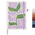 &And Per Se 2027 Planner, 12-Month Monthly & Weekly, 2027 Calendar Planner with 100gsm Paper, A5 Hardcover Faux Leather, 5.7" x 8" (Purple Bloom) - color: Purple Bloom, size: 5.7" x 8"(Jan 2027-Dec 2027)