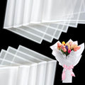 Ctosree 240Sheets Flower Wrapping Paper,Waterproof Korean Bouquet Wrap 23in - color: White