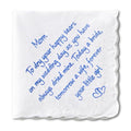 Wedding Handkerchief, Something Blue for Bride, Mother of the Bride Gift - color: Mom