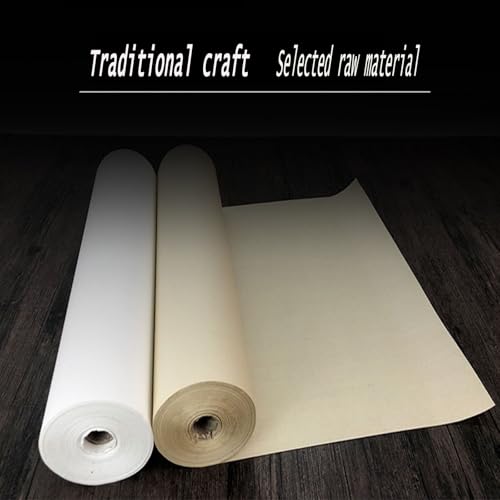 Xuan Rice Paper 18inx27yd Mulberry Calligraphy Sumi-e Decoupage Brown - color: Brown, size: 69CM