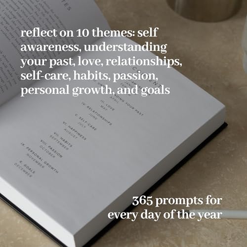 INSIDE THEN OUT Better Every Day Journal - Guided Daily Journal with 365 Pre-Dated Prompts for Self Love, Reflection, Growth, Gratitude, Wellness, and Healing - Self Care Routine Gift for Women Men