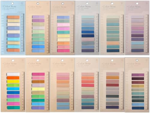 ELII Sticky Tabs 2400pcs - Colored Writable Repositionable Page Markers - size: 2400PCS
