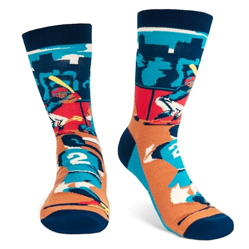 Lavley Women's Funny Socks Cute Novelty Gift for Women & Teens - color: Softball